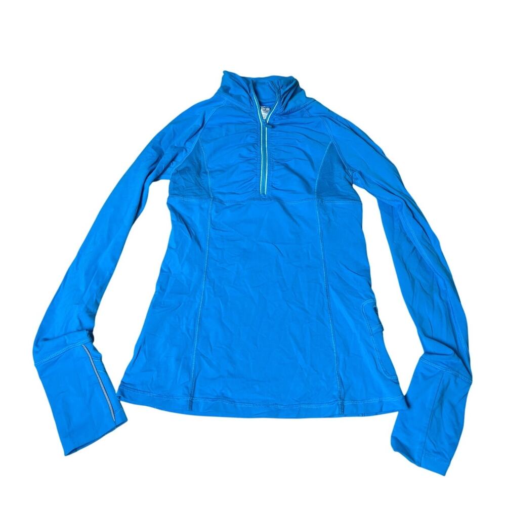 Ivivva Women's Vented Long Sleeve 1/4 Zip Light Weight Athletic Shirt Size 12